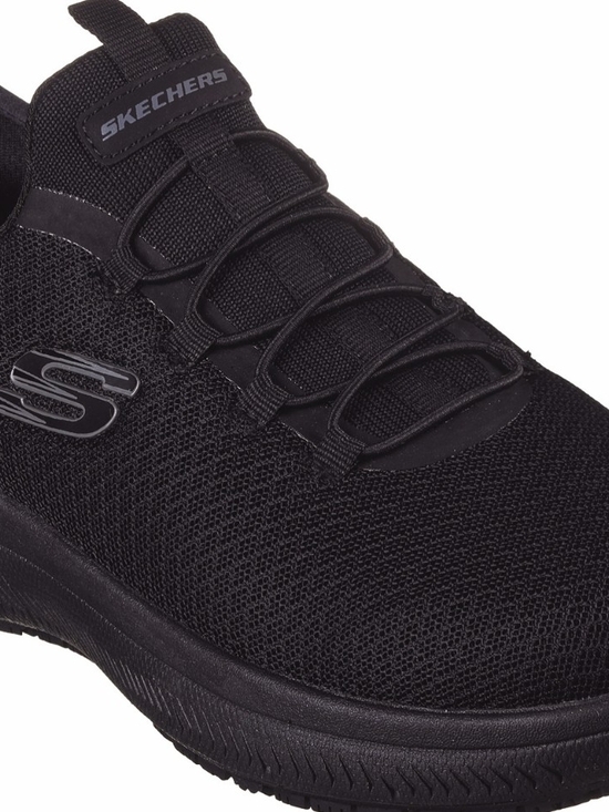 Skechers Shoes - Skechers Women's Black Slip-On Knit Athletic Sneaker